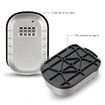 Key Lock Box Wall Mounted Aluminum alloy Key Safe Box 4 Digit Combination Key Storage Lock Box Indoor Outdoor Keys Storage Box Col Black