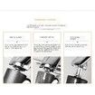 4p 2inch 11mm TPR Silent Double Casters for Furniture Office Chairs Circlip Pulley
