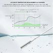 3 In 1 Electronic Aquarium Water Thermometer Hygrometer LCD Digital Water Temperature Measuring Tool With Probe for Fish Tank