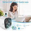 Portable Air Conditioner Fan - Mini Evaporative Air Conditioner Personal With 3 Wind speed - Portable Air Cooler For Home Bedroom Office Table & Desktop