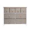 Chest of 8 Drawers Tallboy Cabinet Dresser TV Storage Unit Wardrobe Table Entertainment Stand Closet Organizer Bedroom Organiser Furniture Oak