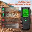 Pinless Wood Moisture Meters Water Leak Detector for Lumber Concrete Building -Wall Moisture Sensor Digital Humidity Tester for Firewood
