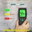 Pinless Wood Moisture Meters Water Leak Detector for Lumber Concrete Building -Wall Moisture Sensor Digital Humidity Tester for Firewood