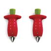 2 PCS Original Stem Gem Strawberry Huller, Red,, great kitchen tool