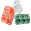 2p Rose Ice Cube Mold, Heart Shapes Ice Cube Tray, Silicone Ice Mold Fun Shapes3 Heart & 3 Rose Ice Balls for Chilling Whiskey Cocktails Drinks