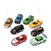 1/58 40MHZ 4CH Electric Mini RC Car w/ LED Light Radio Remote Control Racing Toys ModelGreen