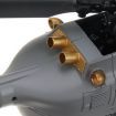 2.4G 4CH 6-Axis Gyro Optical Flow Localization Flybarless Scale RC Helicopter RTFMode 1 (Right Hand Throttle)with 2 Batteries