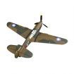 Fighter 400mm Wingspan 2.4GHz 4CH EPP 6-Axis Gyro One-Key U-Turn Aerobatic RC Airplane RTF for Trainer Beginner 3pcs batteries