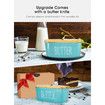 Butter Dish with Lid for Countertop Large Butter Dish Ceramics Butter Keeper Container High-Quality Silicone Sealing Butter Dishes with Covers Good Kitchen Gift Turquoise