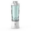 Portable Smoothies Blender,USB Juice Cup,Shakes Blender,Baby Food Mixing Machince with 6 Blades Rechargeable Battery,for Home,Travel,Office(White)