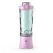 Portable Smoothies Blender,USB Juice Cup,Shakes Blender,Baby Food Mixing Machince with 6 Blades Rechargeable Battery,for Home,Travel,Office(Purple)