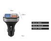 USB Car Charger Adapter, 4 Ports QC3.0 Cell Phone Fast Charger, Smart Quick for Cigarette Lighter, Compatible with iPhone All Smartphones