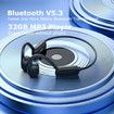 Bone Conduction Earphones Watertight 32GB MP3 Player Bluetooth Wireless Headphone Driving Cycling Earbuds Sports Swiming Running Headset