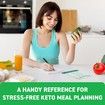 Keto Cheat Sheet Magnets Booklet, Keto Diet for Beginners