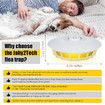 4 in 1 Cordless Flea Traps for Flea Gnat Roach