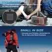 Emergency Radio 4000mAh Solar Hand Crank AM FM NOAA Weather Portable LED Flashlight Reading Lamp SOS Alarm Headphone Jack Indoor Outdoor Grey Survival