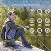 Emergency Radio 4000mAh Solar Hand Crank AM FM NOAA Weather Portable LED Flashlight Reading Lamp SOS Alarm Headphone Jack Indoor Outdoor Grey Survival