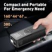 Rechargeable Air Pump Tire Inflator Portable Compressor Digital Cordless Tyre Inflator For Car Bicycle Balls
