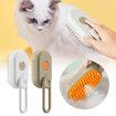 Electric Pet Comb Pet Hair Removal Steamy Massage Comb, Pet Spray Grooming Brush for Cats Dogs(White)