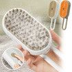 Electric Pet Comb Pet Hair Removal Steamy Massage Comb, Pet Spray Grooming Brush for Cats Dogs(White)