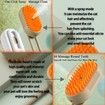 Electric Pet Comb Pet Hair Removal Steamy Massage Comb, Pet Spray Grooming Brush for Cats Dogs(White)