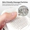 Spray Brush for Shedding, Remove Static Flying Pet Grooming Brush Self Cleaning Dog Brush (White)