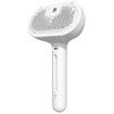 Spray Brush for Shedding, Remove Static Flying Pet Grooming Brush Self Cleaning Dog Brush (White)