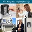 Key Lock Box, 4 Digit Combination Key Storage Lockbox for Indoor, Outdoor, Home, Hotels
