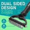 Dog Brush, Double Sided Deshedding Dematting Tool