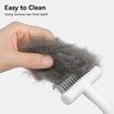 Cat Brush for Long Haired Cats, Deshedding Tool and Dematting Comb