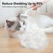 Cat Brush for Long Haired Cats, Deshedding Tool and Dematting Comb
