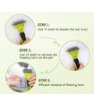 Pet Dematting Tool 2 Pack, Double Sided Undercoat Rake and Dematting Comb for Dogs and Cats