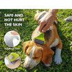 Pet Dematting Tool 2 Pack, Double Sided Undercoat Rake and Dematting Comb for Dogs and Cats