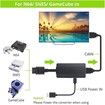 N64 to HDMI Converter Adapter, Support Game Console to HDTV Adapter HDMI Link Cable for N64 SNES NGC SFC, Plug and Play