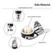 2PCS Champagne Wine Bottle Stoppers Stainless Steel with Food Grade Silicone, Leak Proof Keep Fresh Reusable Saver (2 PCS Silver)