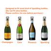 2Pcs Champagne Sealer Stopper, Stainless Steel Sparkling Wine Bottle Plug Sealer Set for Champagne