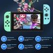 Replacement for Switch Controller,Compatible with Switch Controllers With RGB LED,Support Double Vibration/Wake-up/Screenshot