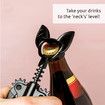 Vino Spooky Bat 2 in 1 Wine nd Beer Opener, Corkscrew and Bottle Opener