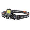 2 Pcs Portable Mini LED Headlamp Rechargeable Motion Sensor Headlight for Outdoor Camping Fishing
