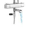 Water-Powered Thermometer for Shower Battery-Free Solution for Monitoring Bath adult Temperature in Both Fahrenheit and Celsius, Ideal for Baby Baths