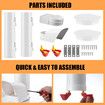 Chicken Bird Feeder Waterer Set Automatic Water Dispenser Poultry Coop 3KG Food 4L Drinker Kit Auto Aviary Chook Chick Hen Quail Drinking Cup
