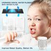 Water Flosser Tooth Cleaner Electric Oral Irrigator Dental Teeth Care 900ml Capacity With Filter UV Steriliser White