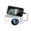 Portable Household Projector Mini Mobile Phone Hd Color White