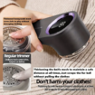 Portable Lint Remover Electric Hairball Trimmer Smart LED Digital Display Fabric USB Charging Household
