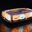 12 Roof Top Strobe Lights 48LED Amber White Hazard Light Emergency Warning LED Flashing Light Magnetic Trucks Tractors Snow Plows Construction Vehicles