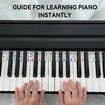 Piano Notes Guide for Beginner,Removable Piano Keyboard Note Labels for Learning,88-Key Full Size,Made of Silicone,No Need Stickers,Reusable (Colorful)
