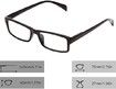 Auto Focus Reading Glasses for Clear Vision Adjustable Optics for Women and Men in Black