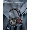 Wireless Headset with AI Noise Cancelling Microphone Bluetooth Headset,Bluetooth V5.2 Headphones with USB Dongle & Mic Mute