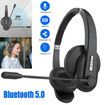 Wireless Bluetooth Offic Headset Noise Cancelling Mic Headphone For PC Laptop Phone
