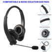 Wireless Bluetooth Offic Headset Noise Cancelling Mic Headphone For PC Laptop Phone